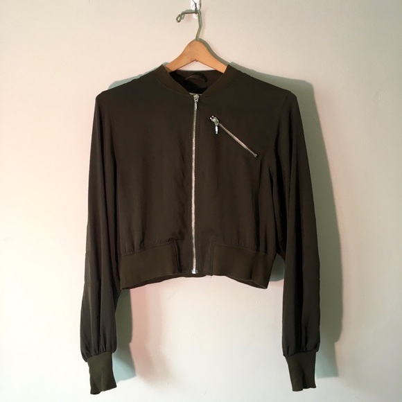 H&M Jackets & Blazers - H&M brand bomber-style jacket